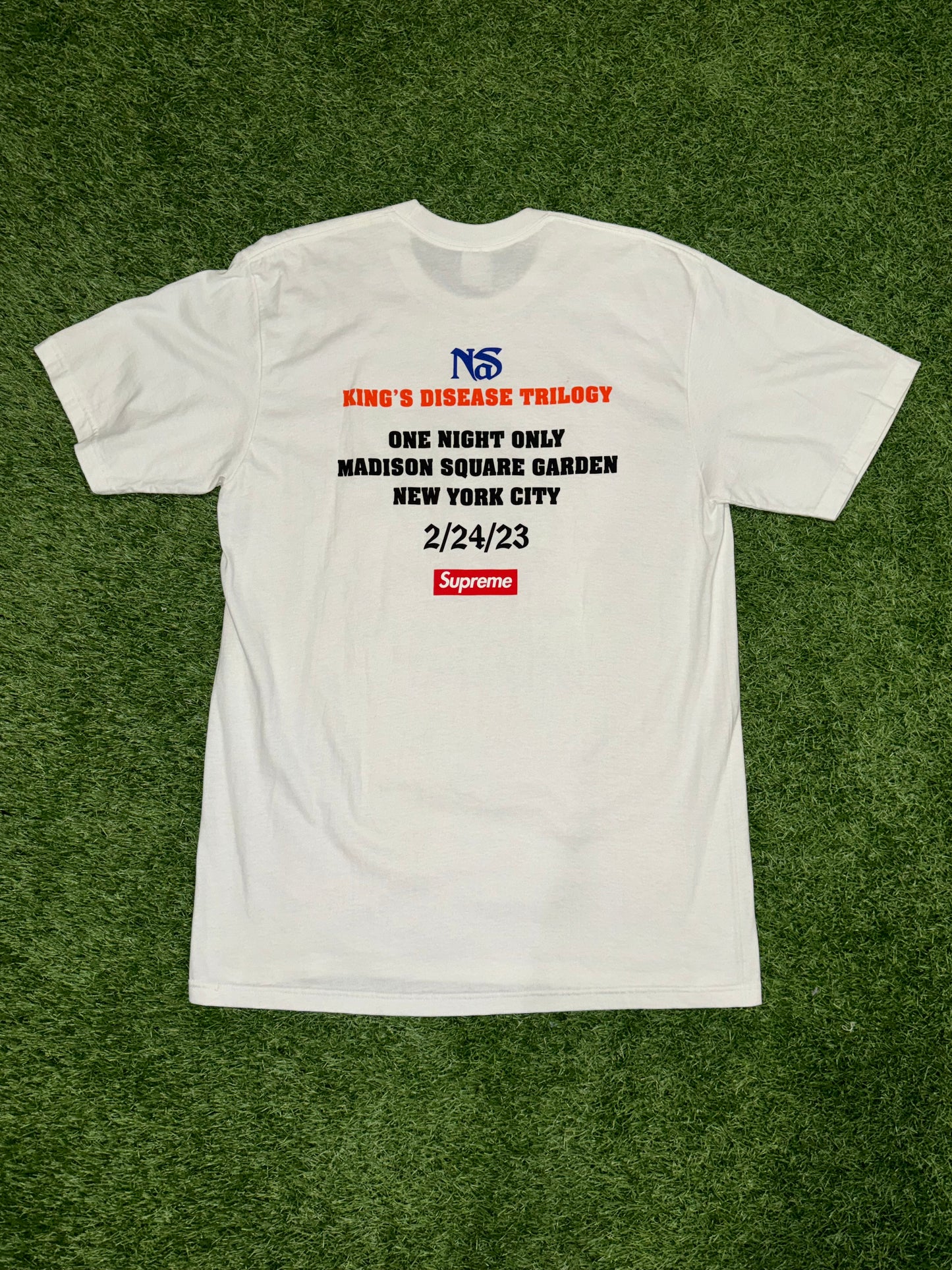 Supreme Nas MSG FNF Tee White (L)