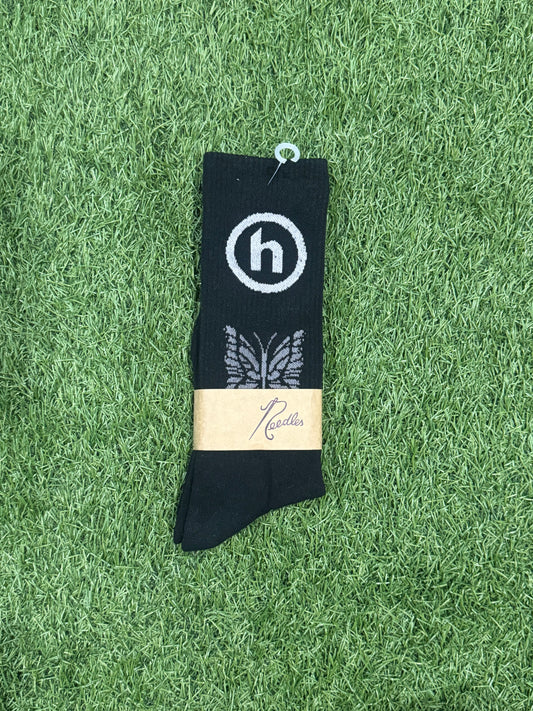 Hidden NY x Needles Socks Black/Grey