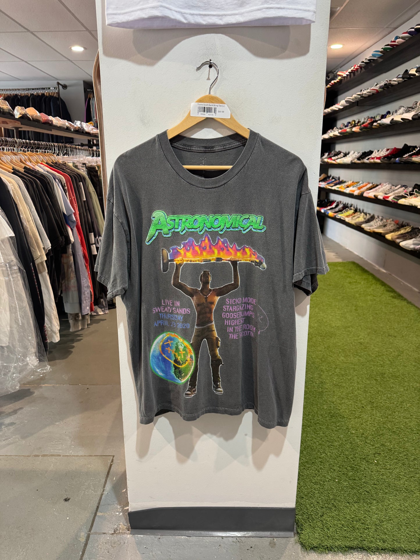 Travis Scott Back Bling Tee (L)