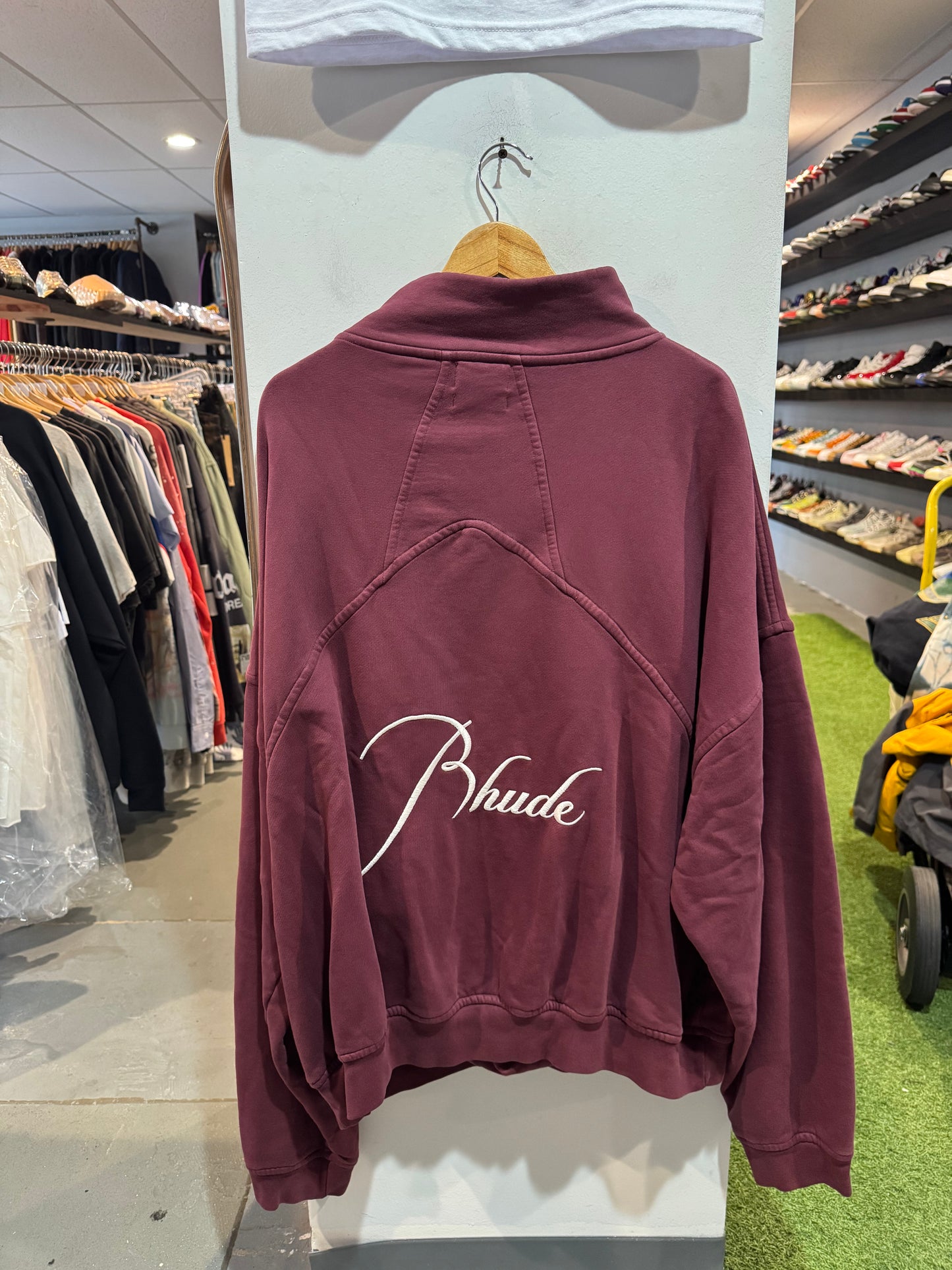Rhude Quarter Zip Sweater