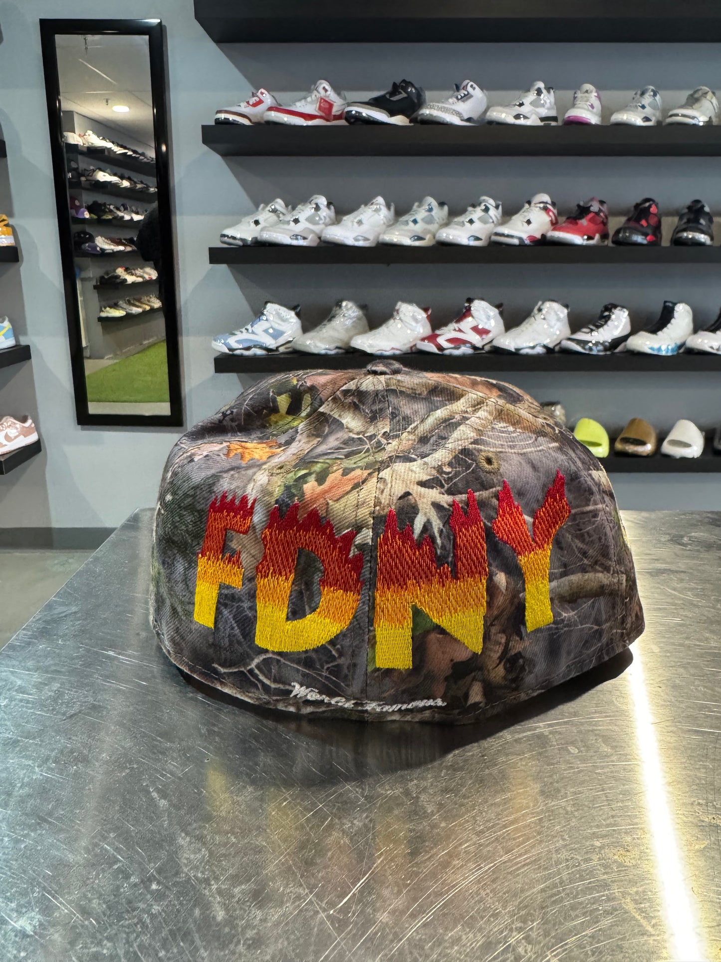 Supreme FDNY Camo Box Logo Fitted ( 7 1/8)