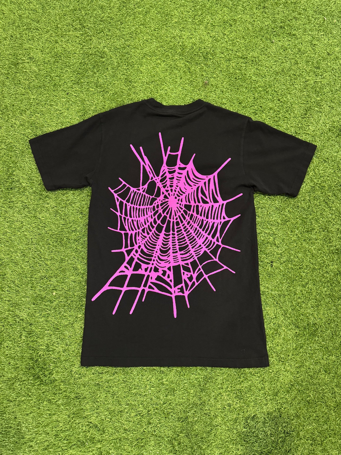 Sp5der Worldwide Tee Black/Pink