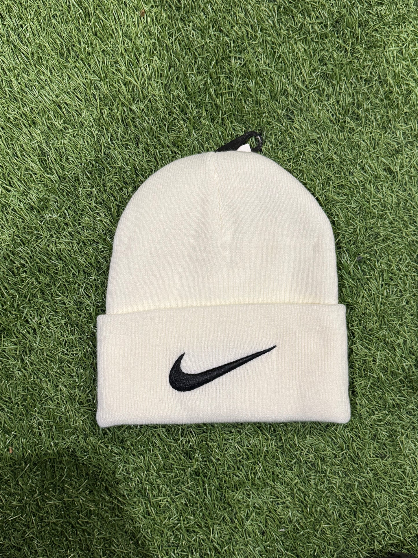 Stussy x Nike White Beanie