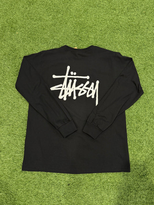 Stussy Basic L/S Tee Black