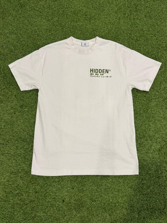 Hidden NY Logo Tee White/Green