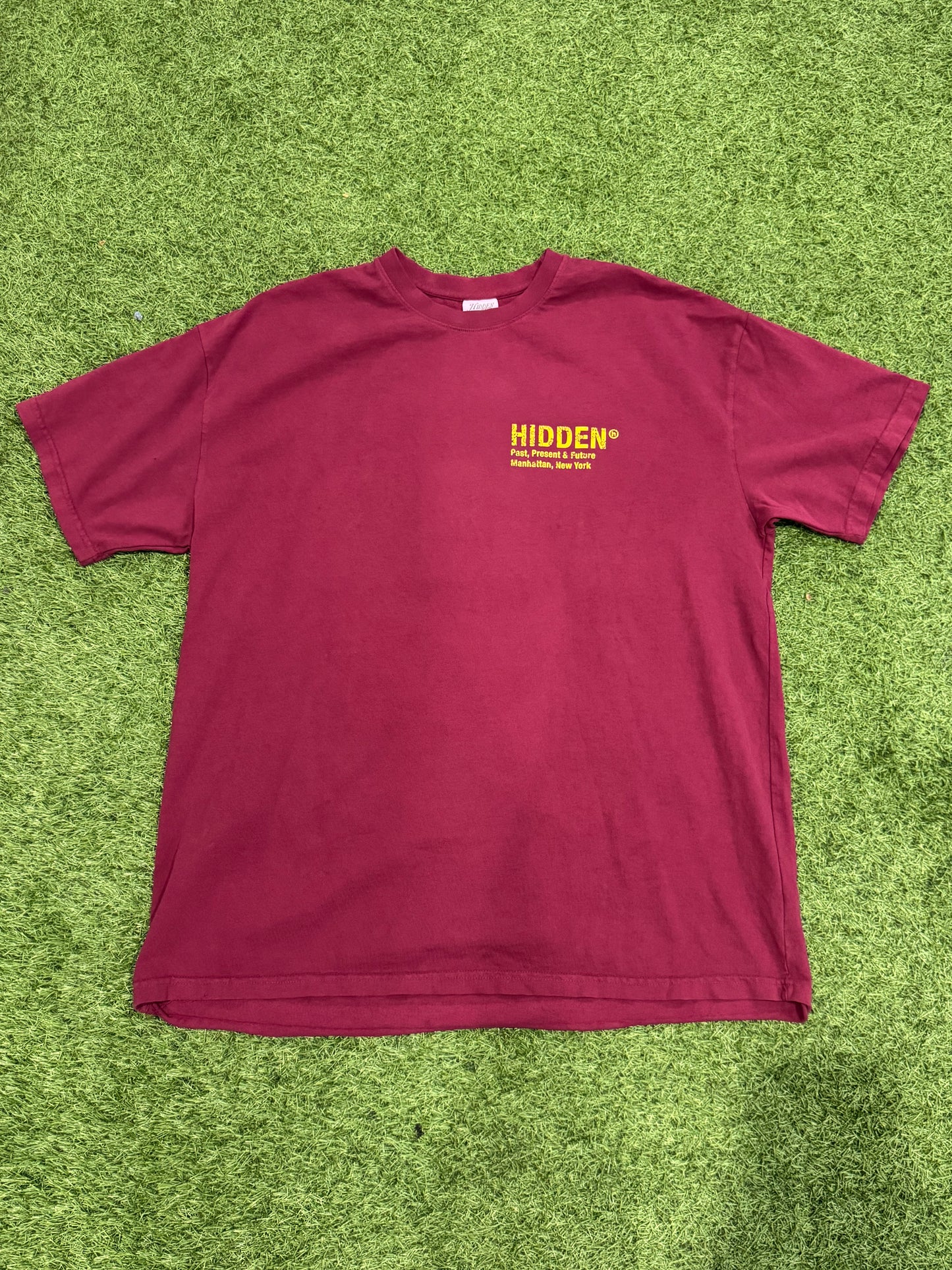 Hidden NY Maroon Paisley Tee