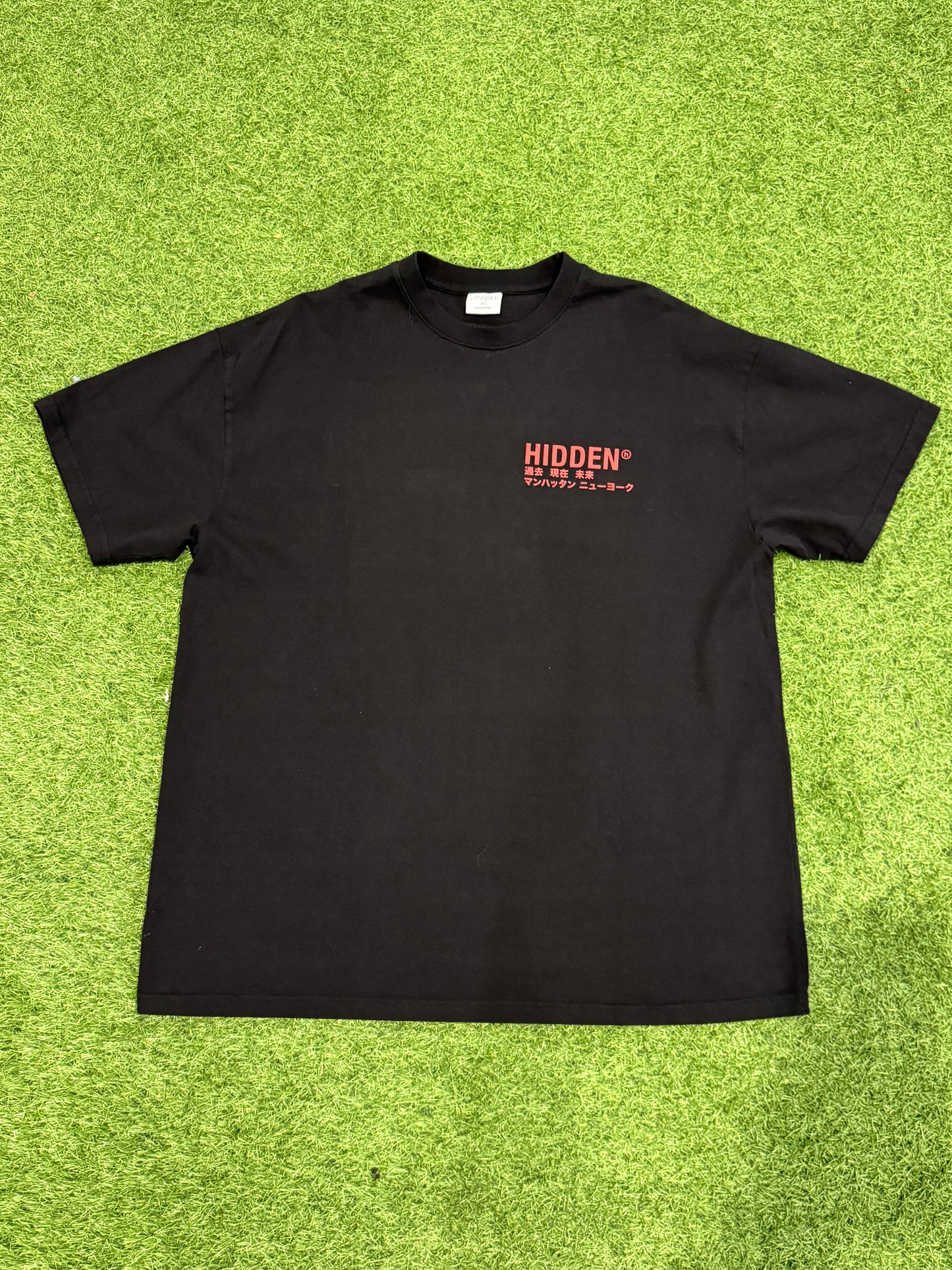 Hidden NY Logo Tee Blk/Red