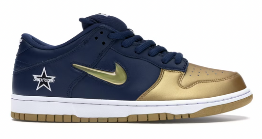 Dunk Low SB Supreme Jewel Swoosh Gold