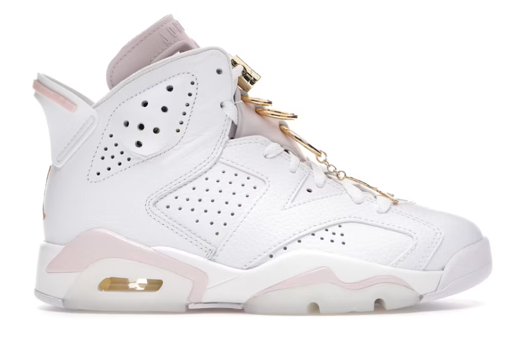 Jordan 6 Gold Hoops (Women's)