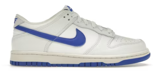 Dunk Low White Hyper Royal (GS)