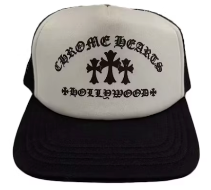 Chrome Hearts King Taco Trucker Hat Black