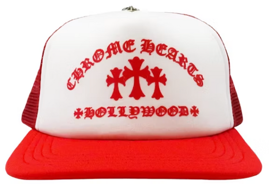 Chrome Hearts King Taco Trucker Hat Red