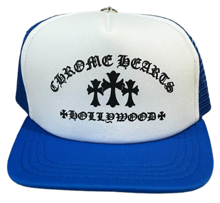 Chrome Hearts King Taco Trucker Hat Blue