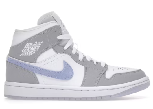 Jordan 1 Mid Wolf Grey Aluminum (Women's)