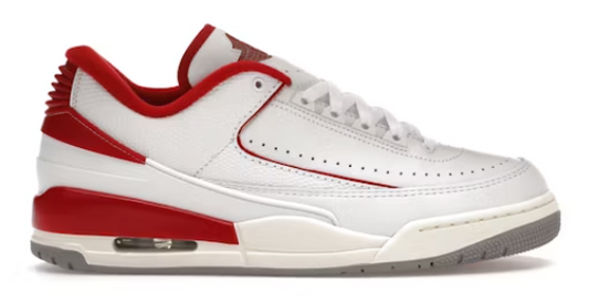 Jordan 2/3 White Varsity Red