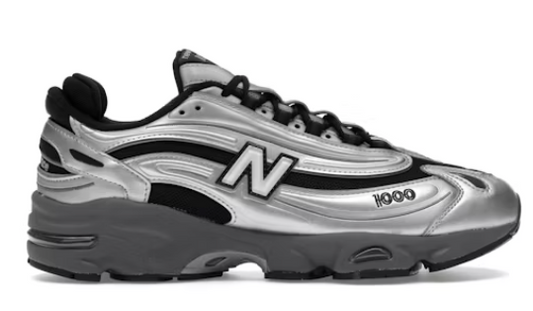 New Balance 1000 Black Metallic Silver
