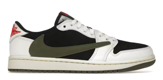 Jordan 1 Low Travis Scott Olive (Women's)
