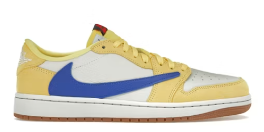 Jordan 1 Low Travis Scott Canary (Women's)