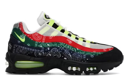 Nike Air Max 95 OG Big Bubble Neon Paisley Bandana