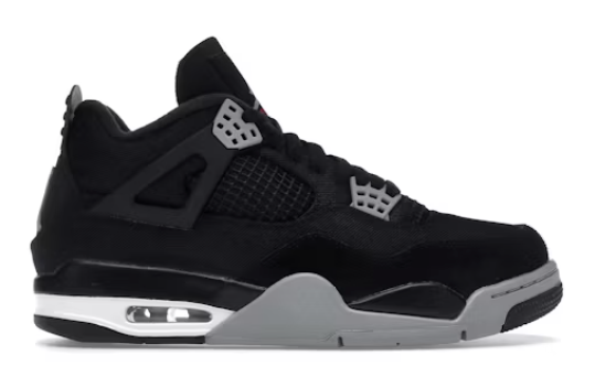 Jordan 4 Retro Black Canvas