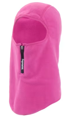 Supreme Polartec Zip Balaclava (FW25) Pink