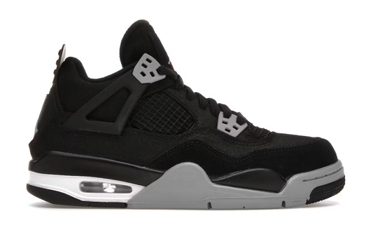 Jordan 4 Black Canvas (GS)