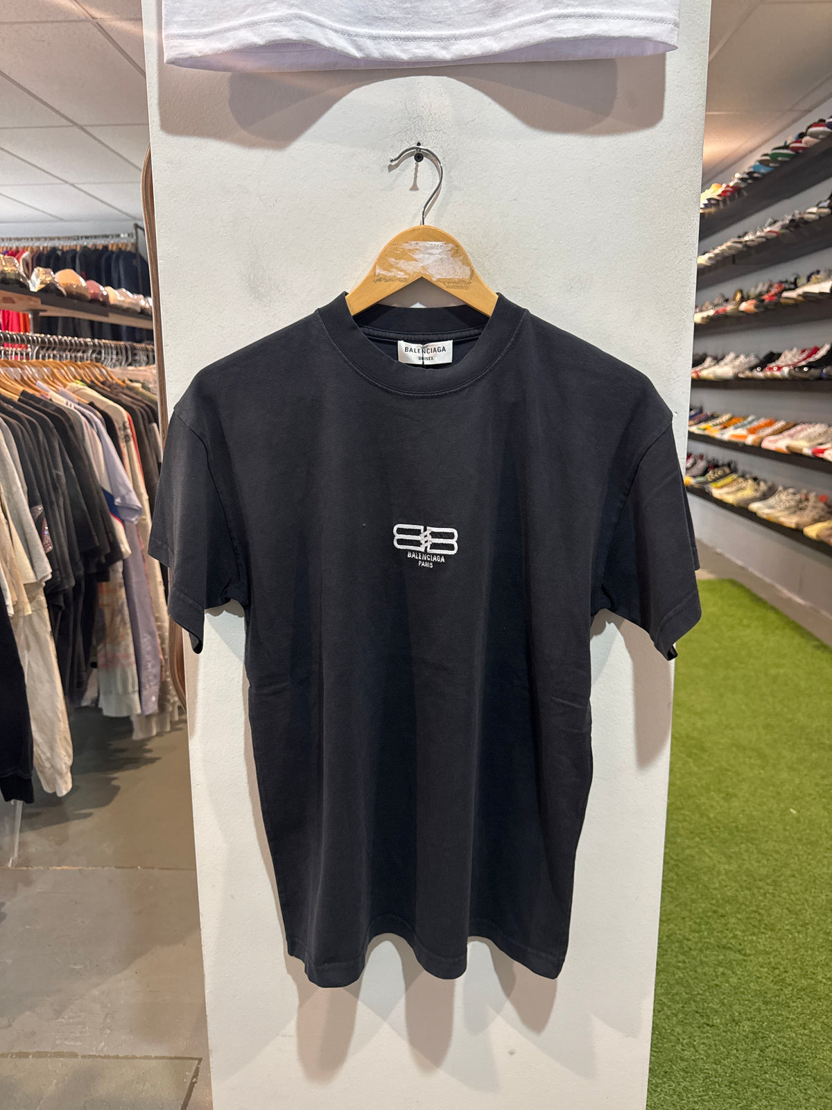 Balenciaga BB Paris Logo Tee